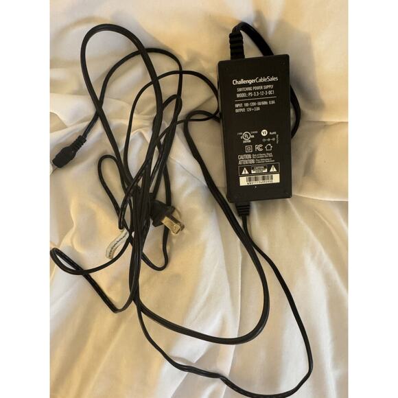 Challenger Cable Sales Switching Power Supply PS-3.3-12-3-DC2 - Picture 2 of 2